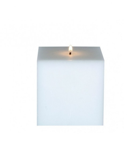 Bougie carrée 10 cm – Élégance compacte pour vos ambiances