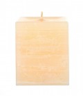 Bougie carrée 12 cm – Design géométrique et ambiance feutrée