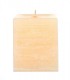 Bougie carrée 12 cm – Design géométrique et ambiance feutrée