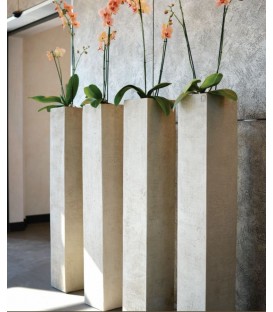 Pot architecte grand format – Argile artisanale – H100 cm
