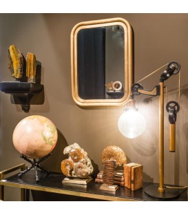 Brass counterweight desk lamp