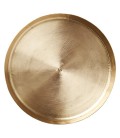 ROUND PLATE IN BRASS