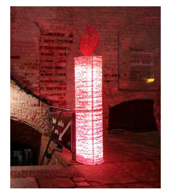 Bougie 3D lumineuse
