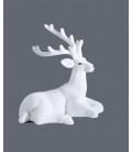 Cerf blanc en pvc ALPINE