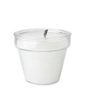 Bougie extérieur dans pot en verre