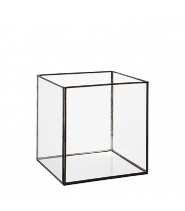 Lanterne en verre CUBE