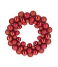 Couronne rouge de Noel 35 cm