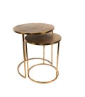 Brass nesting table