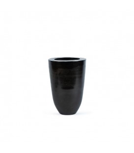 Vase en verre design dark brown