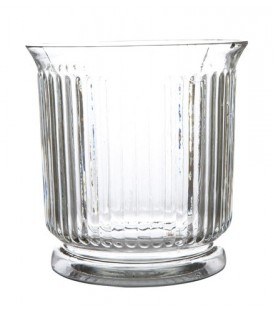 Vase en verre clair vendu lot de 8