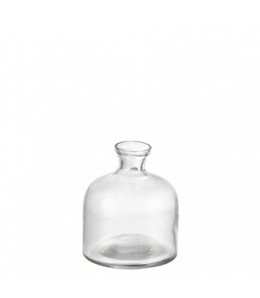 Vase en verre clair vendu lot de 8