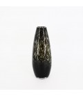 Vase en verre motif léopard