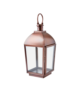 Lanterne cuivre H55/66 cm - Espace intérieur et extérieur