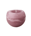 Bougie de cire demi-lune rose (X2)