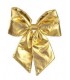Large golden bow to hang