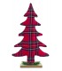 Sapin de noel tartan sur pied