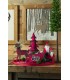 Sapin de noel tartan sur pied