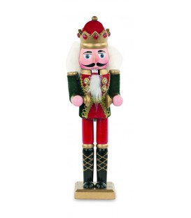 Colorful 24cm Wooden Nutcracker