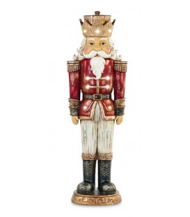 Nutcracker character in wood and led