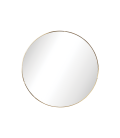 Miroir rond en laiton 60 cm