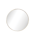 Round brass mirror 60 cm
