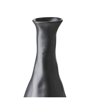 Vase céramique noir