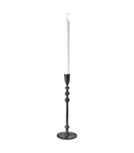 black metal candle holder