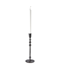 black metal candle holder