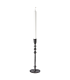 black metal candle holder