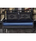 Pearl wood 2-seater sofa