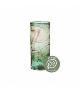 Vase en verre recyclé Color