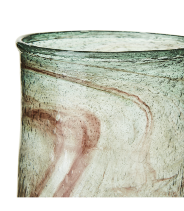 Vase en verre recyclé Color