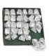 Small silver bows (X12)