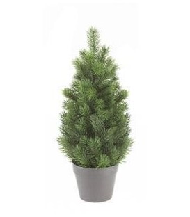 Mini Christmas tree in pot H24 cm