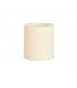 Hollow cylindrical candle with wick
