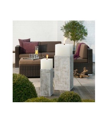 Square candle 15cm in diameter