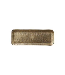 Rectangular brass tray