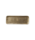 Rectangular brass tray