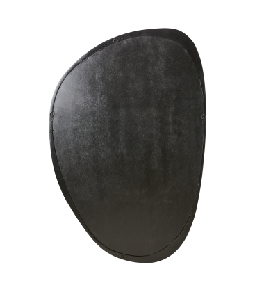 Miroir bois de manguier noir H80 cm