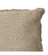 Housse de coussin beige 110 cm