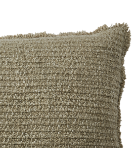 Housse de coussin beige 110 cm