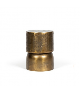 Berlin brass pouf