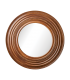 Miroir rond bois 90 cm