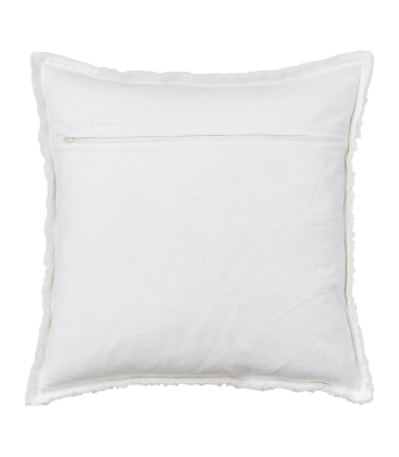 Housse de coussin ivoire 50x50 cm