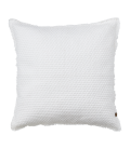 Housse de coussin ivoire en coton 50x50 cm