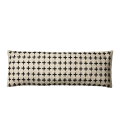 Black cross pattern cushion cover