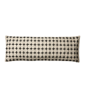 Housse de coussin noir et blanc