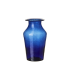 Petit Vase en Verre Soufflé Bouche - Bleu (Lot de 5 pièces)