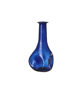 Petit Vase en Verre tordu - Bleu (X5pc)