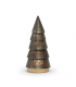 Photophore sapin xmas en nickel pour bougie chauffe-plat